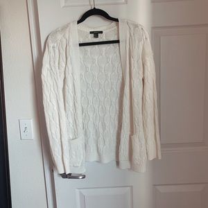 Creme knit cardigan